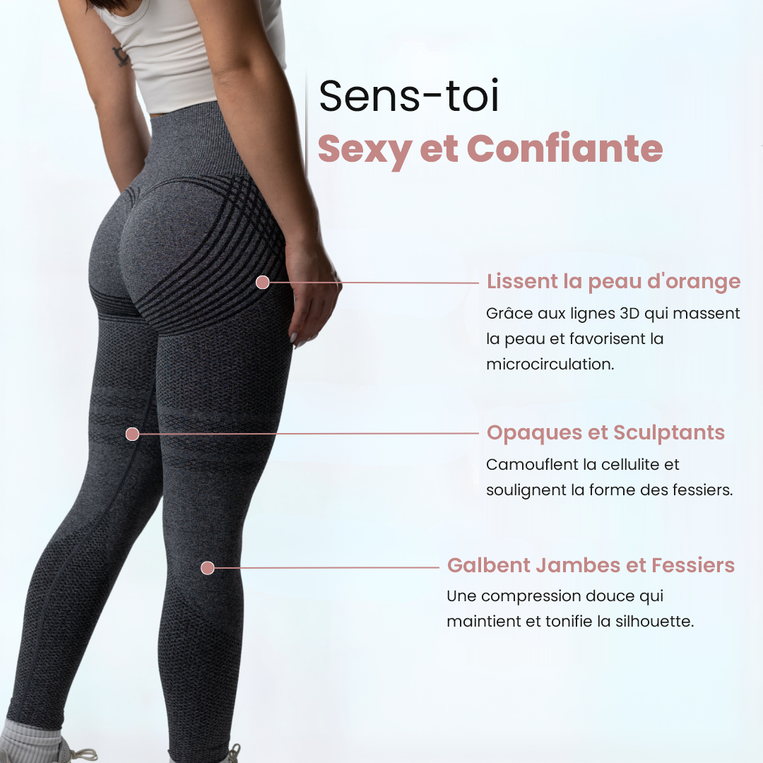 Sens-toi sexy et confiante avec le legging 3D Coozyz