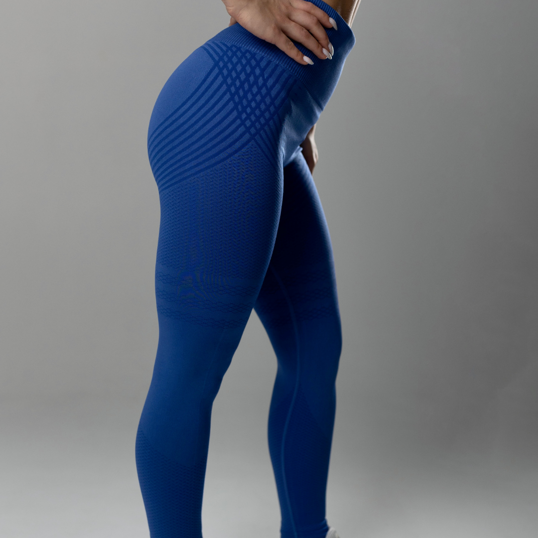 Legging sculptant 3D Coozyz, coloris bleu