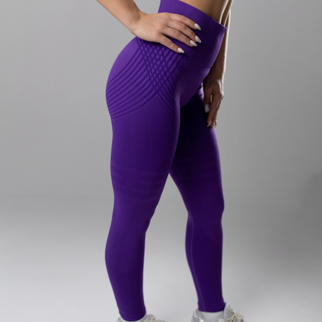 Legging sculptant 3D Coozyz, coloris violet