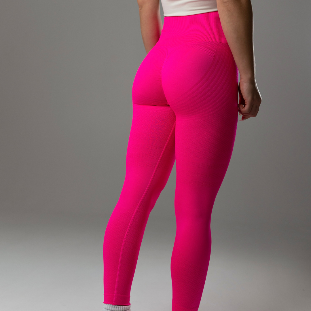 Legging sculptant 3D Coozyz rose, vue de dos