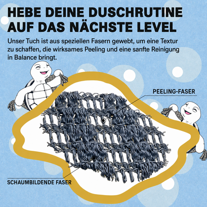 Coozyz Exfolierendes Antibakterielles Duschtuch