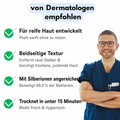 Coozyz Exfolierendes Antibakterielles Duschtuch