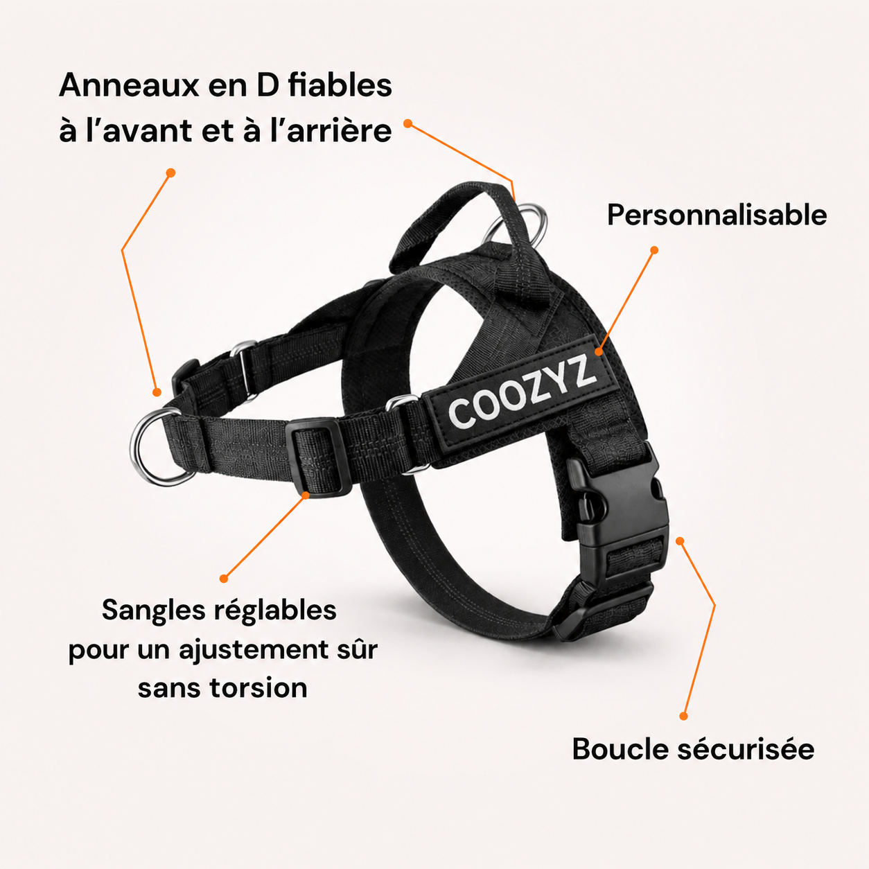 Harnais Anti-Traction pour Chien